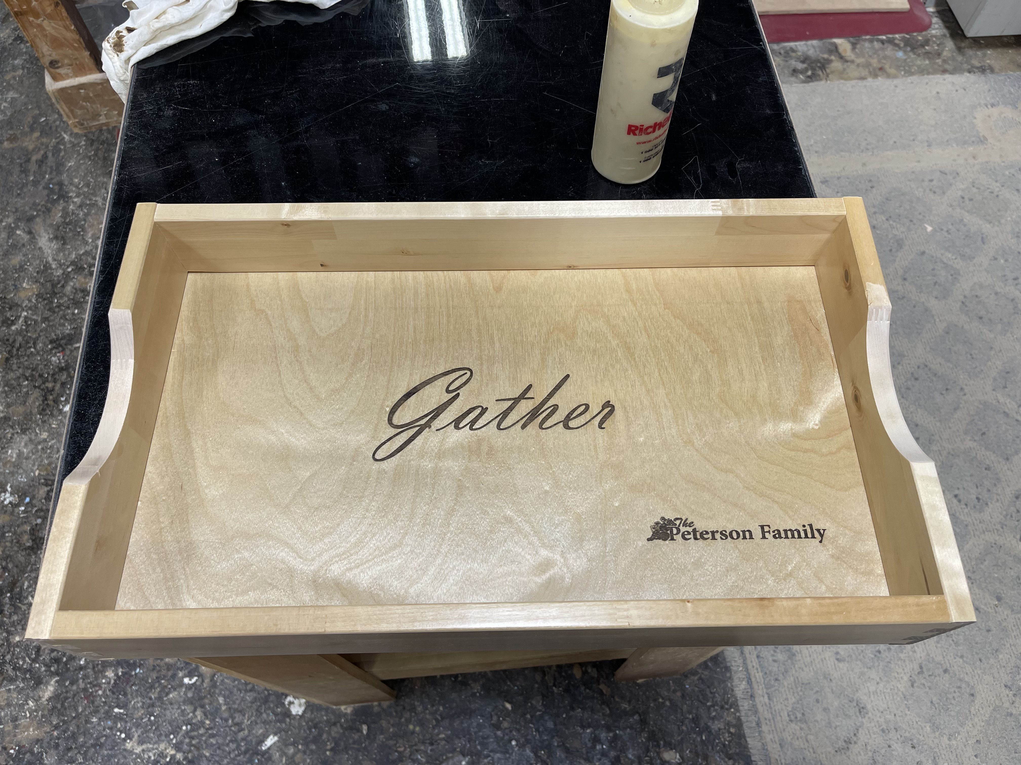 Laser Engraved Maple Cutting Board