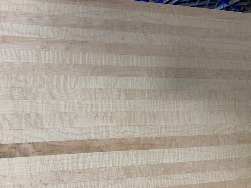 Manufactured by South Florida Dovetailed Drawers - Curly Cutting Board made with scrap wood