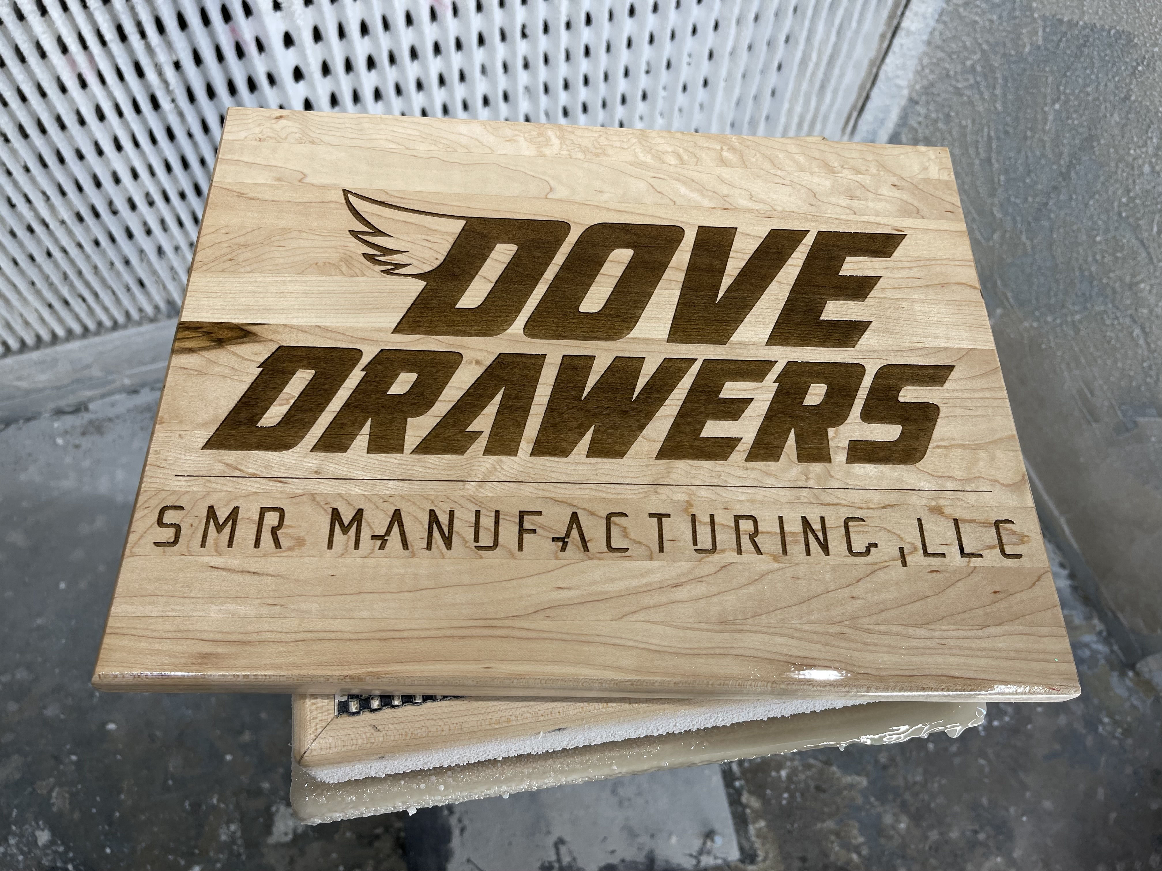 Laser Engraved Maple Cutting Board